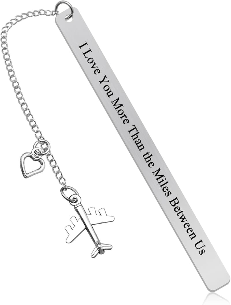 Long Distance Relationship Couple Bookmarks - Anniversary Gift