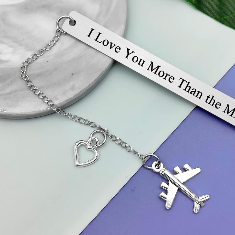 Long Distance Relationship Couple Bookmarks - Anniversary Gift