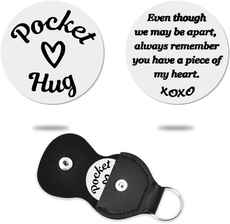 Birthday & Christmas Pocket Hug Token Keychain Gift for All