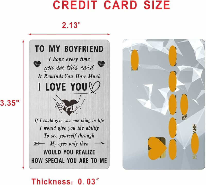 Father's Day Card for Boyfriend - Romantic Long Distance Gift