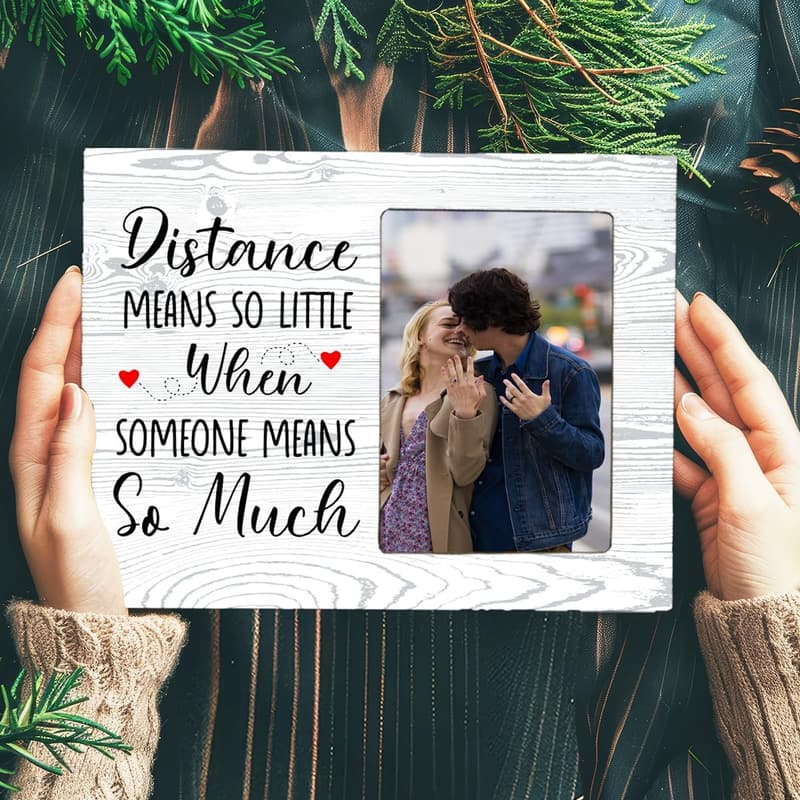 Long Distance Relationship Picture Frame for Couples