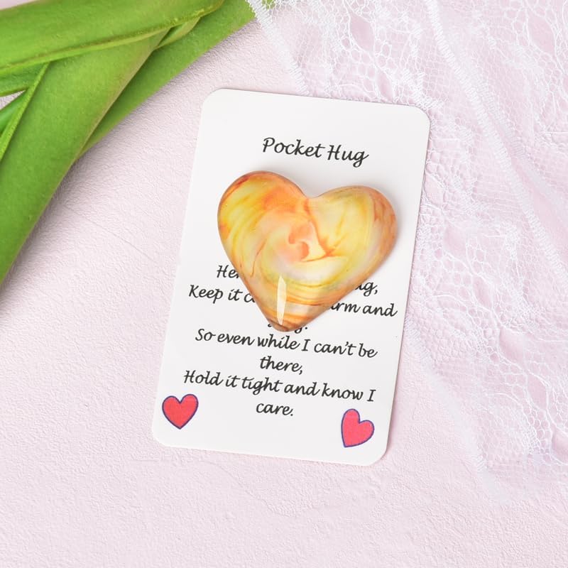 Valentine's Day Pocket Hug Heart Token for Long-Distance Couples