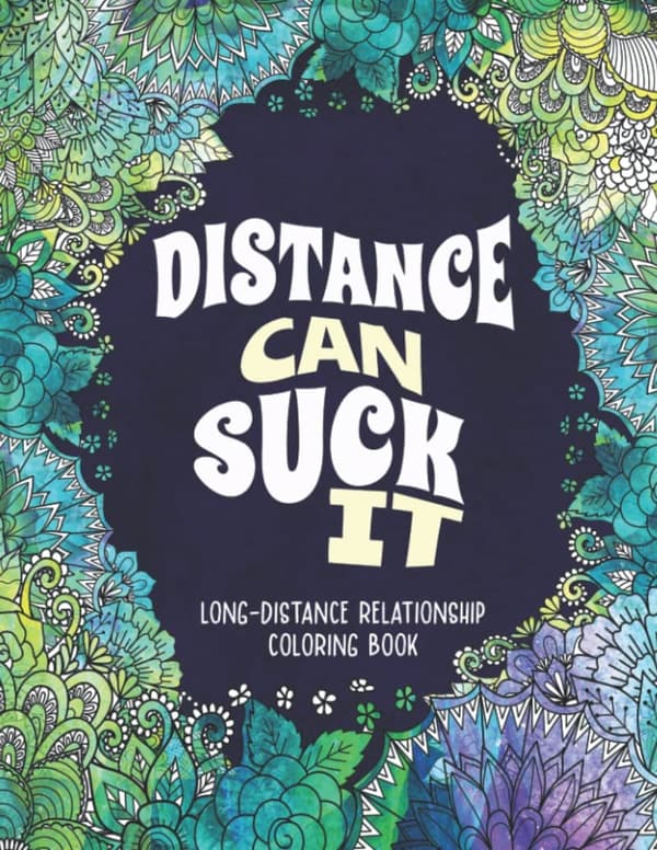 Long-Distance Relationship Coloring Book for Couples