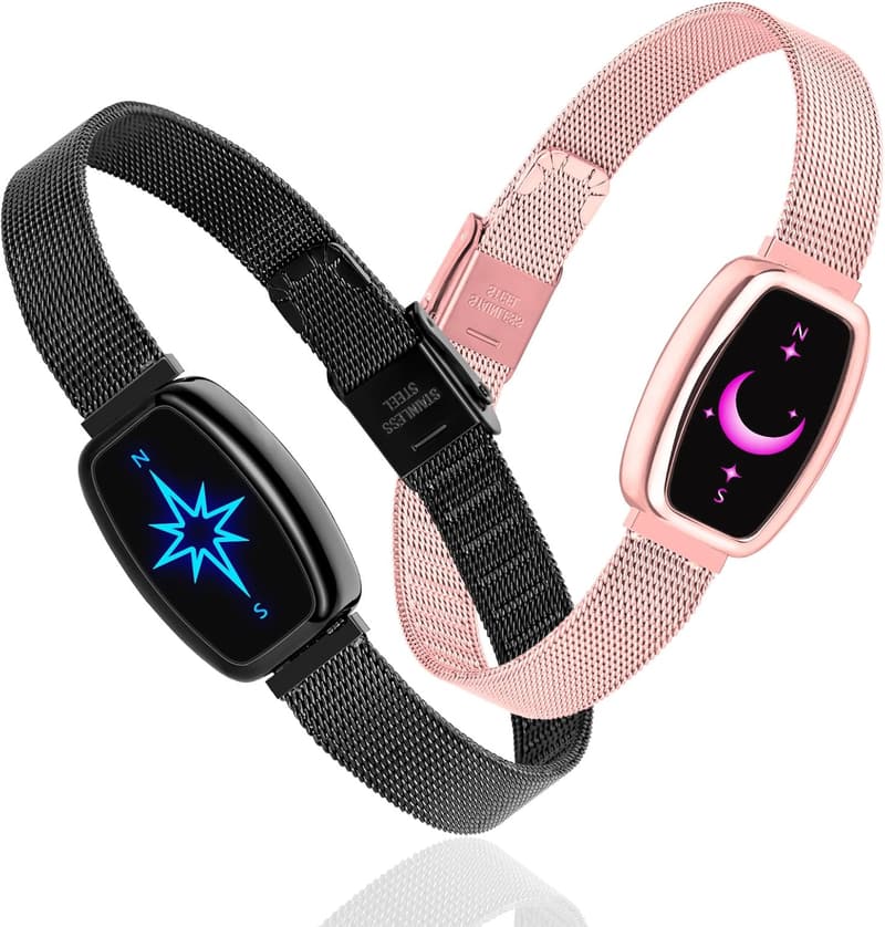 Long Distance Couples Touch Bracelets with Vibration & Light-up