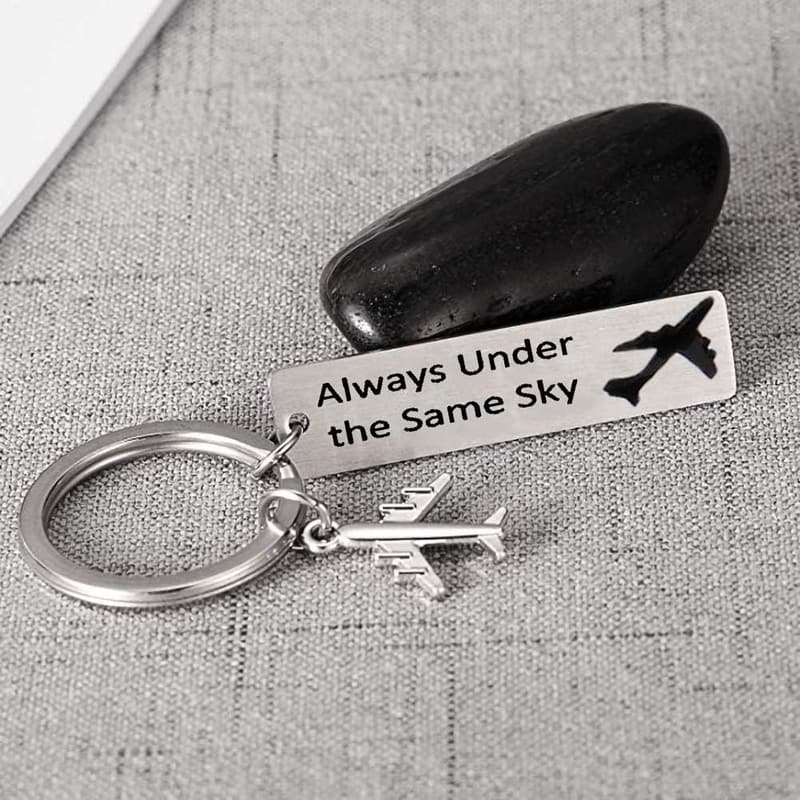 Long Distance Relationship Keychain Gift for Couples