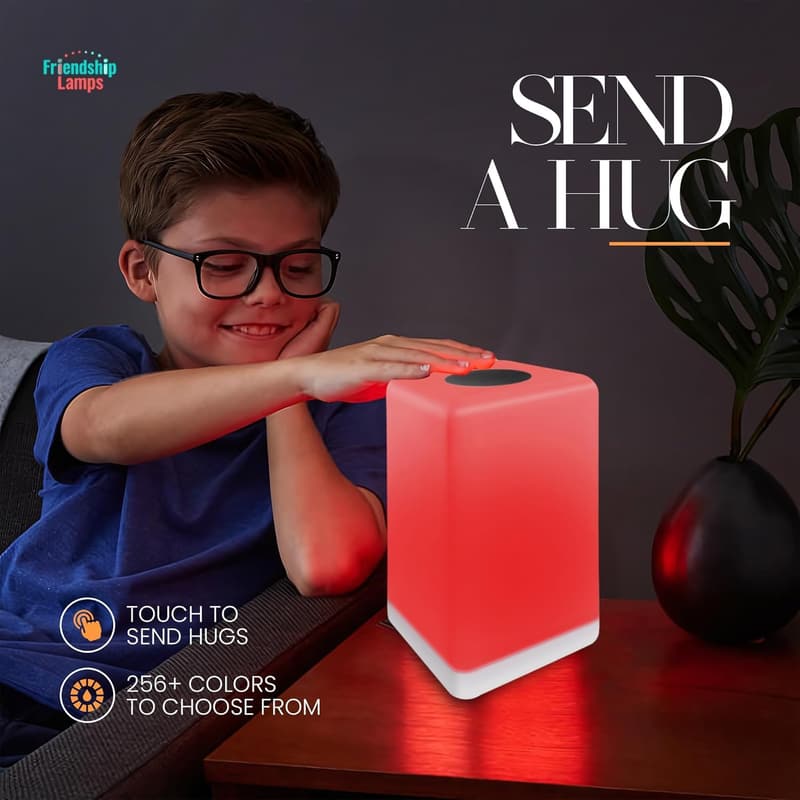 Long Distance Friendship Lamp – Wi-Fi LED Touch Light Set of 2