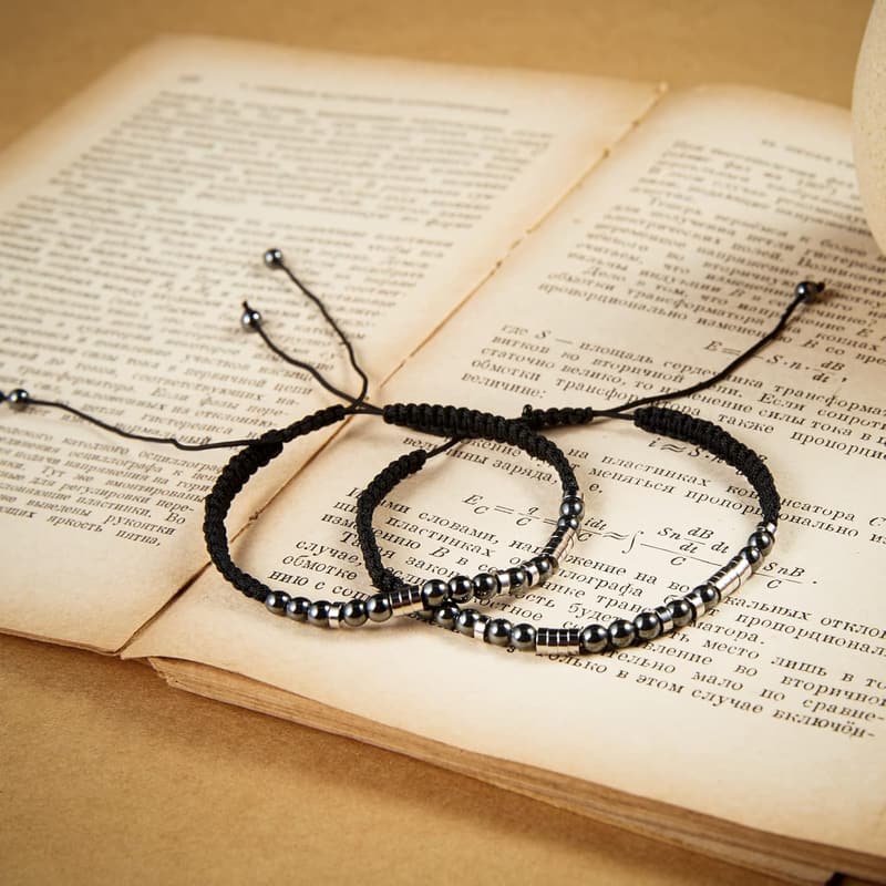 Long Distance Couples Bracelets - I Love You Morse Code