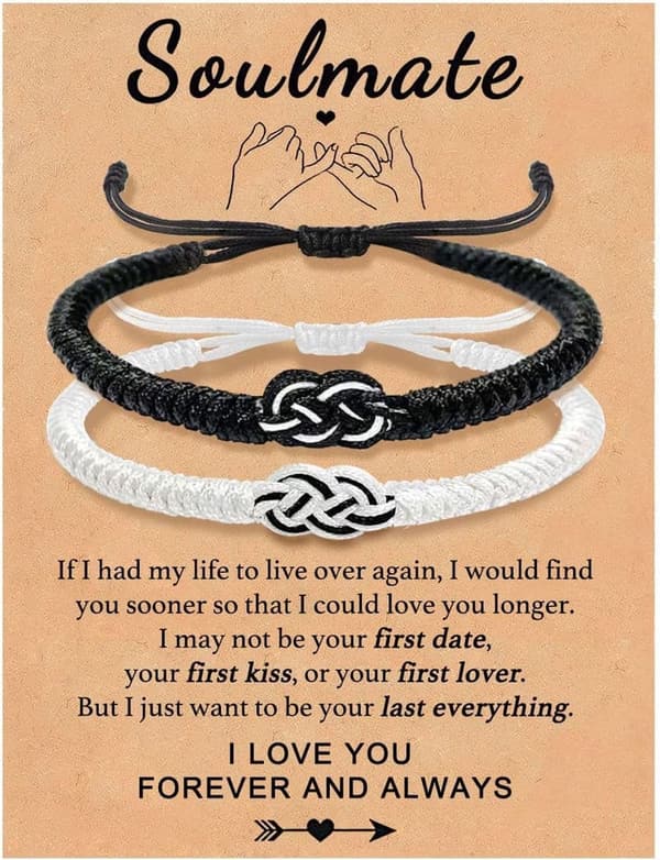 Couples Anniversary Touch Bracelets - Long Distance Gift