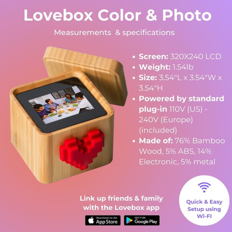 Lovebox Photo Messenger | Meaningful Gift for Couples