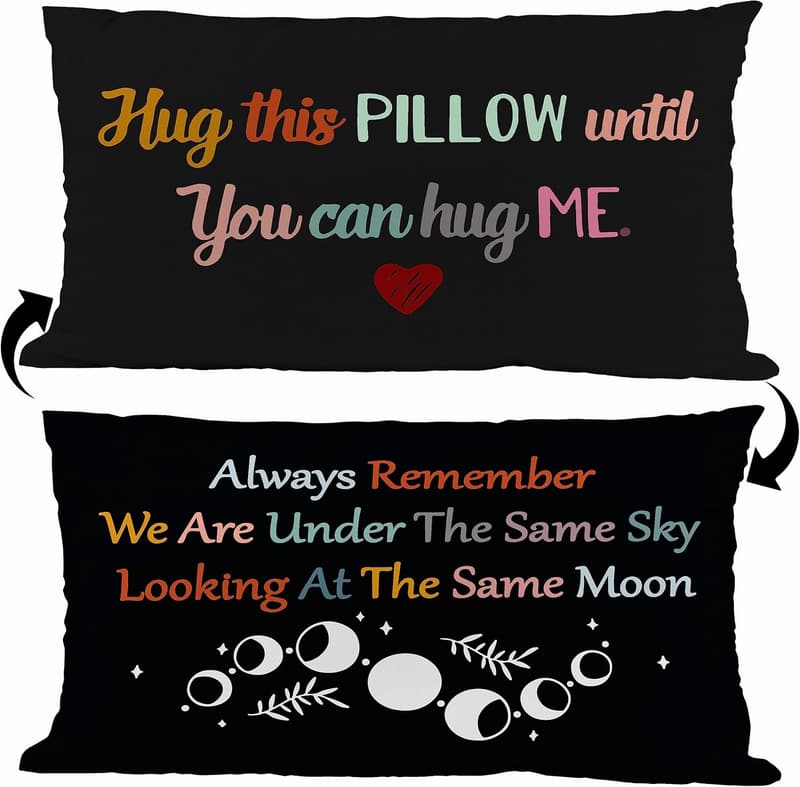 Long Distance Relationship Pillow Case -