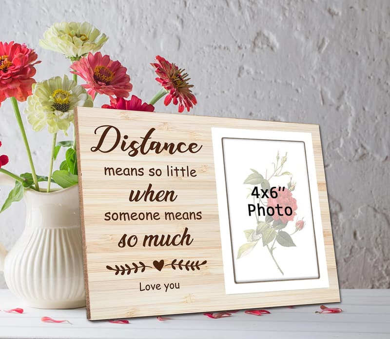 Personalized Long Distance Relationship Picture Frame
