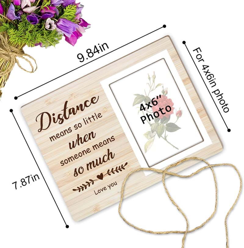Personalized Long Distance Relationship Picture Frame