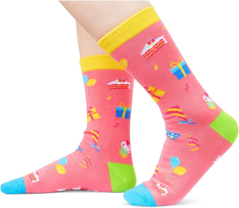 Birthday Gift Socks for Women & Men Ages 22-30