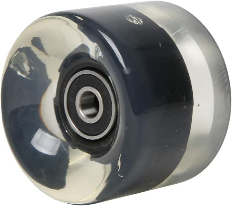 LED Cruiser Skateboard Wheels with Bearings - 60mm Set of 4