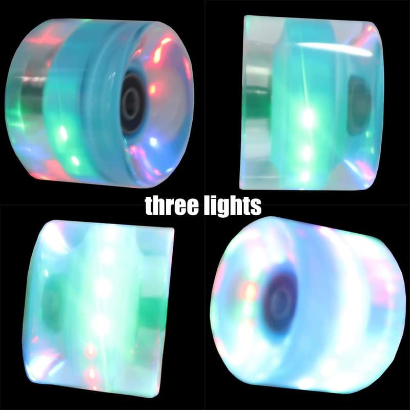 Freedare 60mm Skateboard Wheels with Bearings - Set of 4