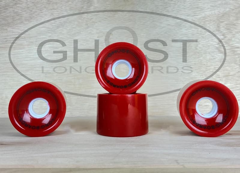 Ghost Wheels 70MM 78A Longboard Wheels with ABEC-7 Bearings