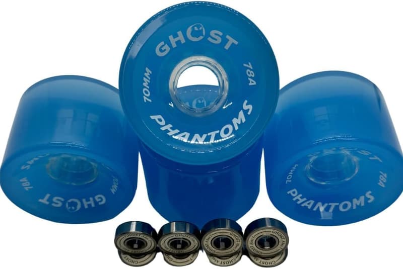 Ghost Wheels 70MM 78A Semi-Transparent Longboard Wheels