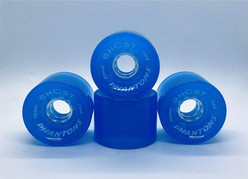 Ghost Wheels 70MM 78A Semi-Transparent Longboard Wheels