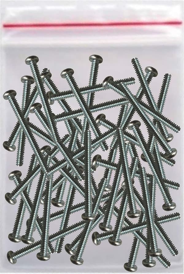 Extra Long Screws for Electrical Outlets, 50 Count, 1-1/2” Length
