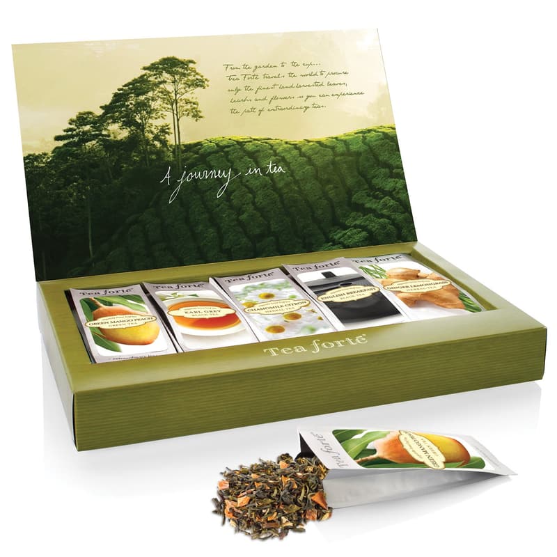 Loose Leaf Tea Gift Set Sampler - 15 Single Serve Pouches