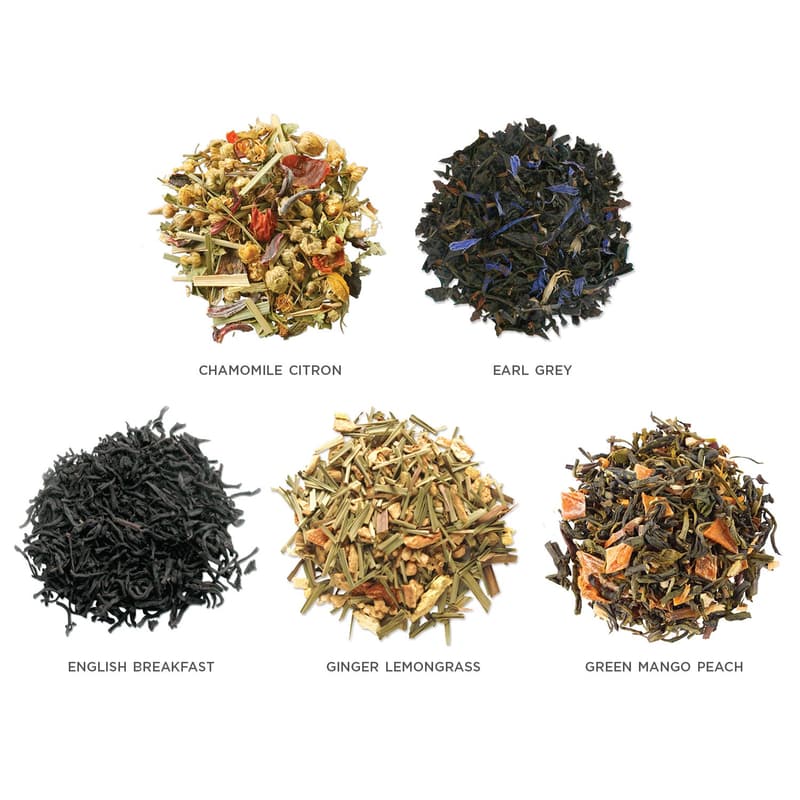 Loose Leaf Tea Gift Set Sampler - 15 Single Serve Pouches