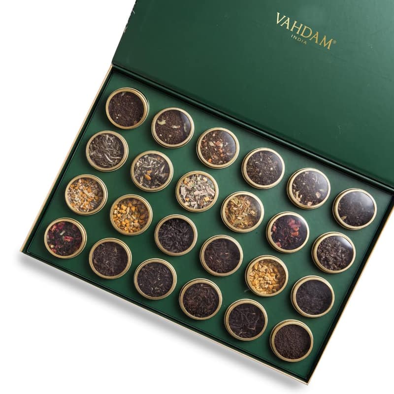 Luxury Tea Gift Set with 24 Unique Loose Leaf Teas