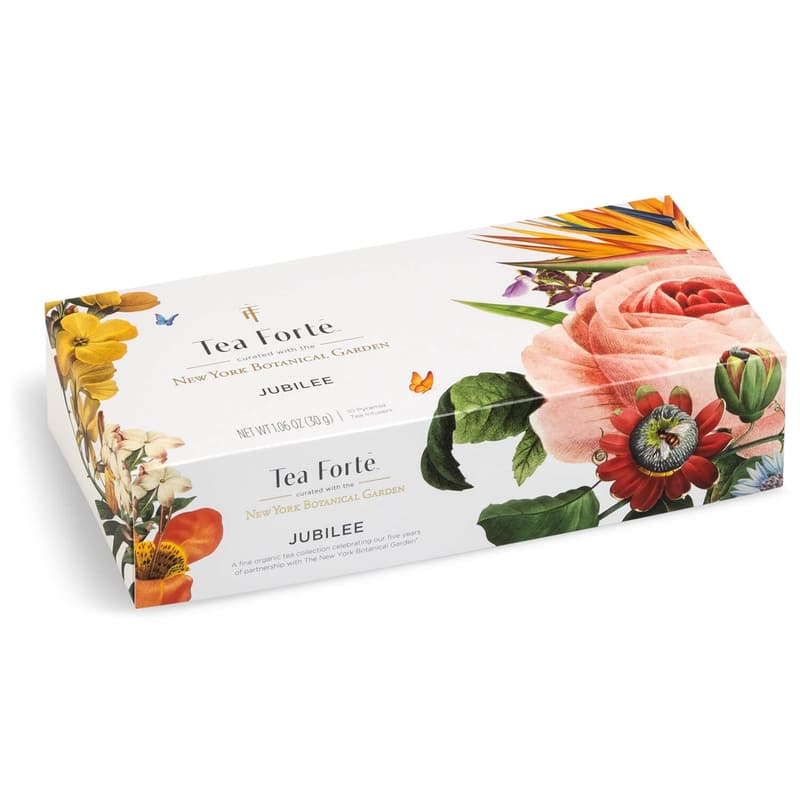 Jubilee Tea Sampler Gift Box with Pyramid Infusers