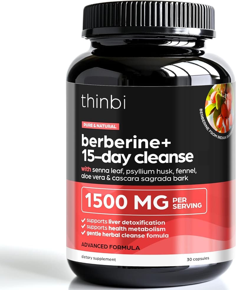 Ketogenic Colon Cleanse with Berberine 1500mg – 15-Day Detox
