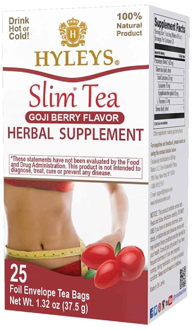 Goji Berry Slim Tea - Herbal Detox Supplement (25 Bags)