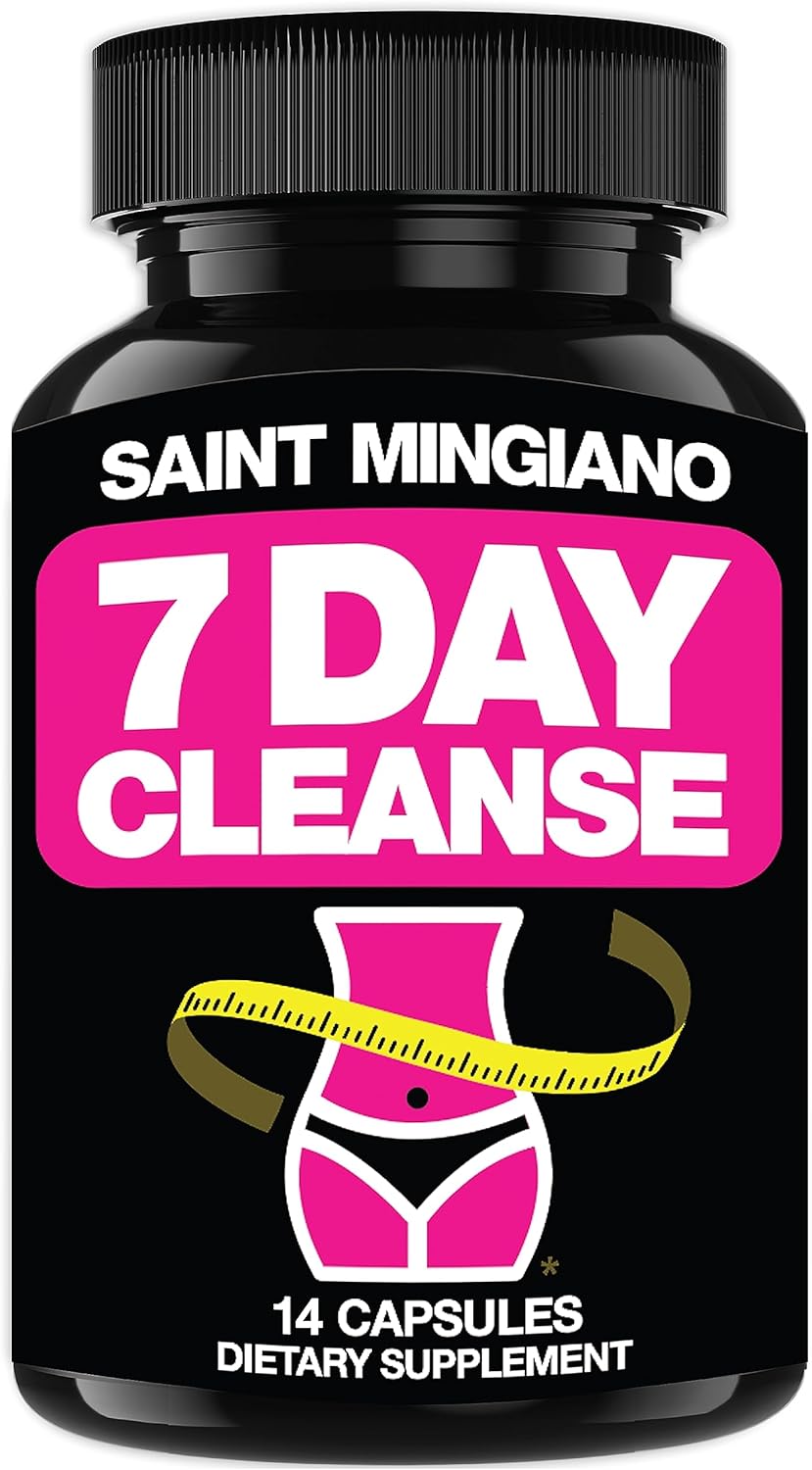 7-Day Colon Detox Cleanse with Natural Laxative Supplements