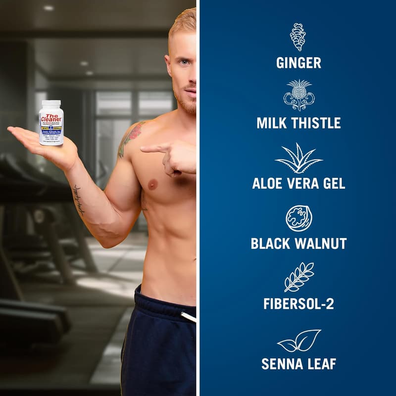 7-Day Detox Cleanse for Men, 52 Vegan Capsules