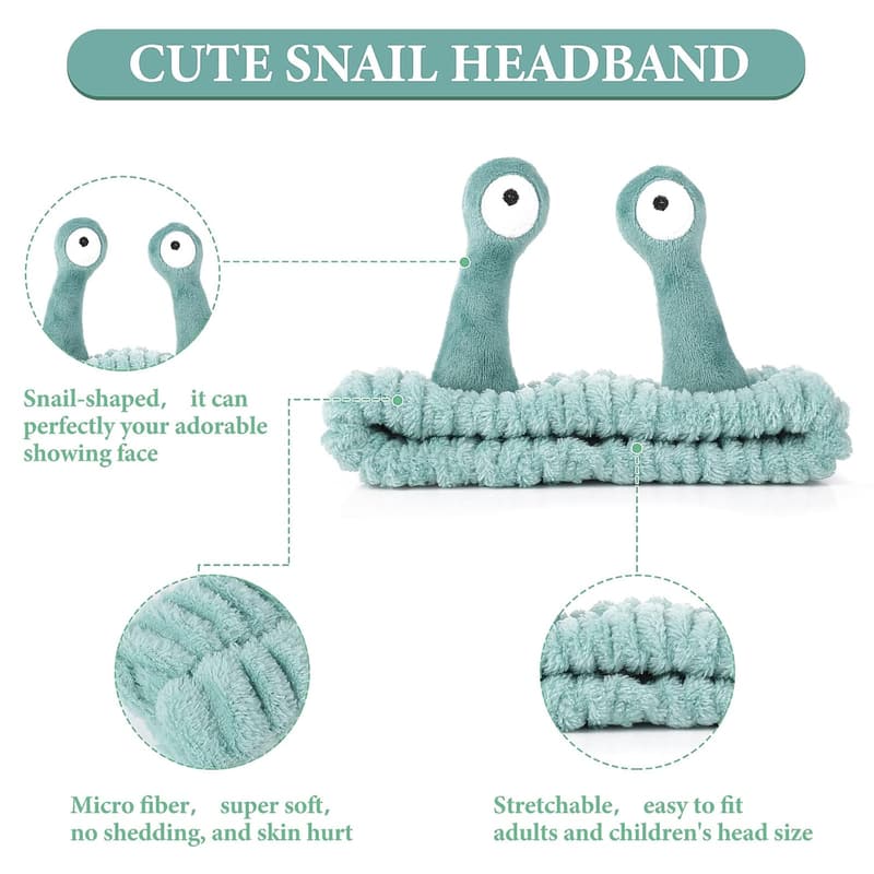 Cute Coral Fleece Headband for Women | Spa & Skincare Use