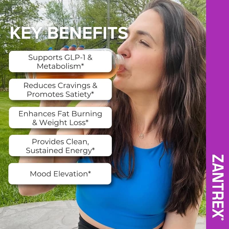 Zantrex SkinnyStix Energy Powder – Appetite Suppressant Stix, Berry