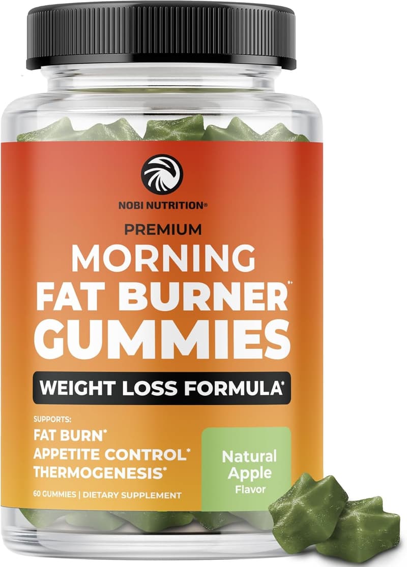 Thermogenic Fat Burner Gummies for Weight Loss - 60 Count