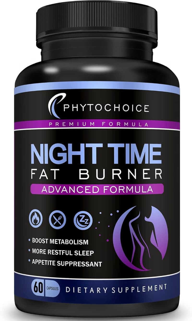 Nighttime Weight Loss Pills - Carb Blocker & Fat Burner for Women