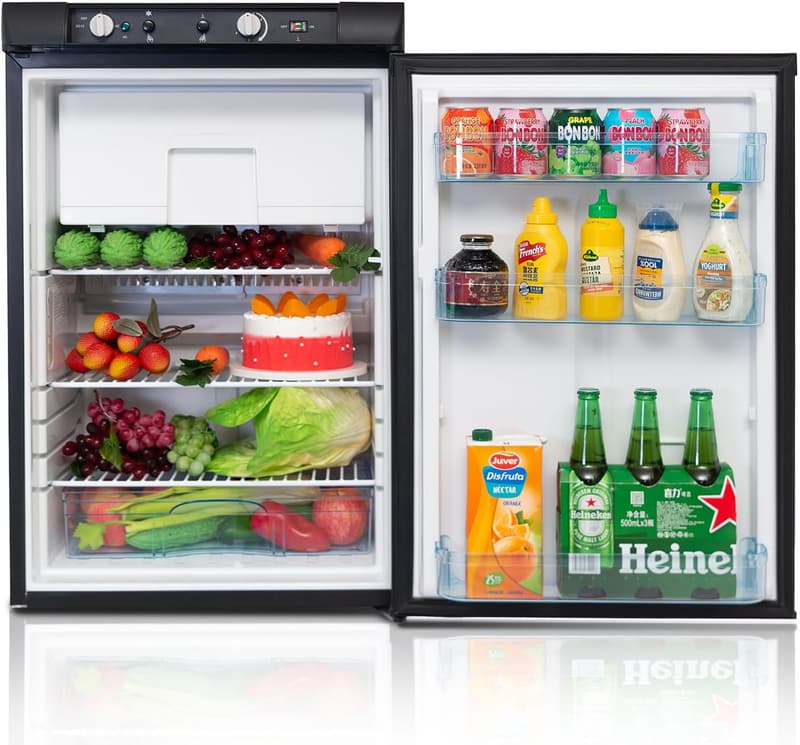Off-Grid 3.5 Cu.Ft Propane RV Refrigerator Freezer Combo