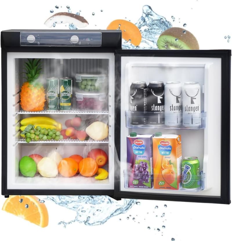 Compact 3-Way Propane Refrigerator for RVs and Outdoors, 2.1 Cu.ft.