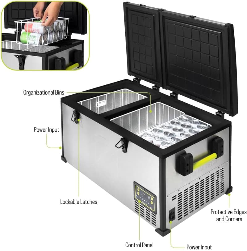Goal Zero Alta 80 Portable Fridge/Freezer, 78L Dual Zone