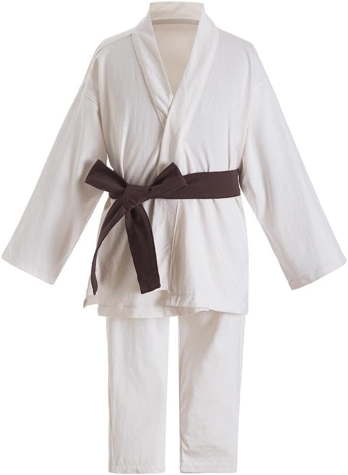 Luke Skywalker Jedi Cosplay Costume Set, Tunic & Belt