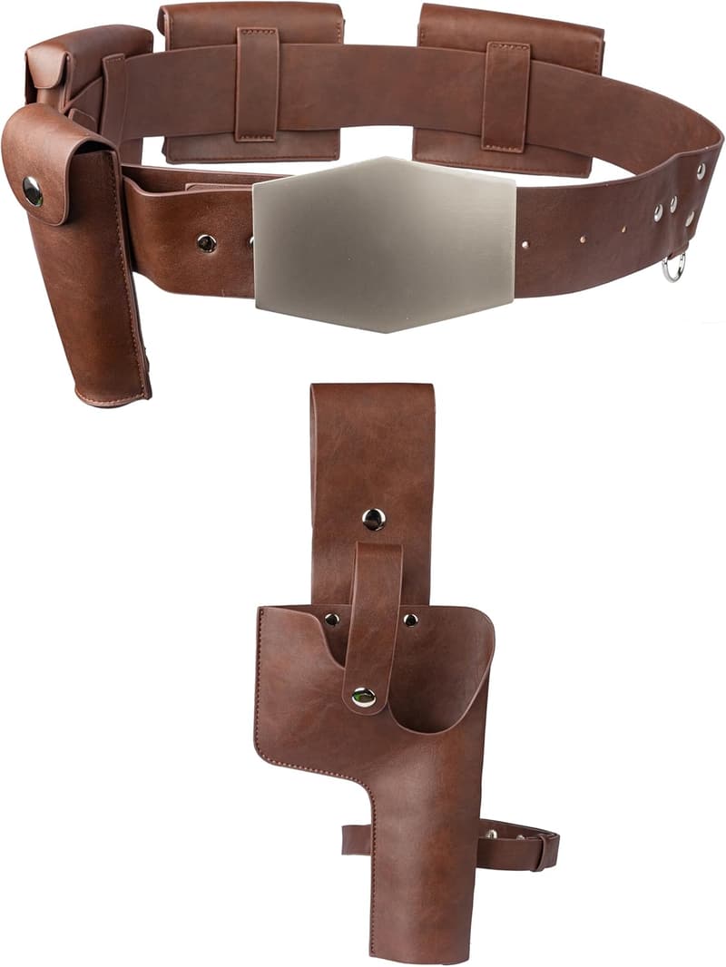 Star Wars Cosplay Han Solo Belt with Holster & Pouches