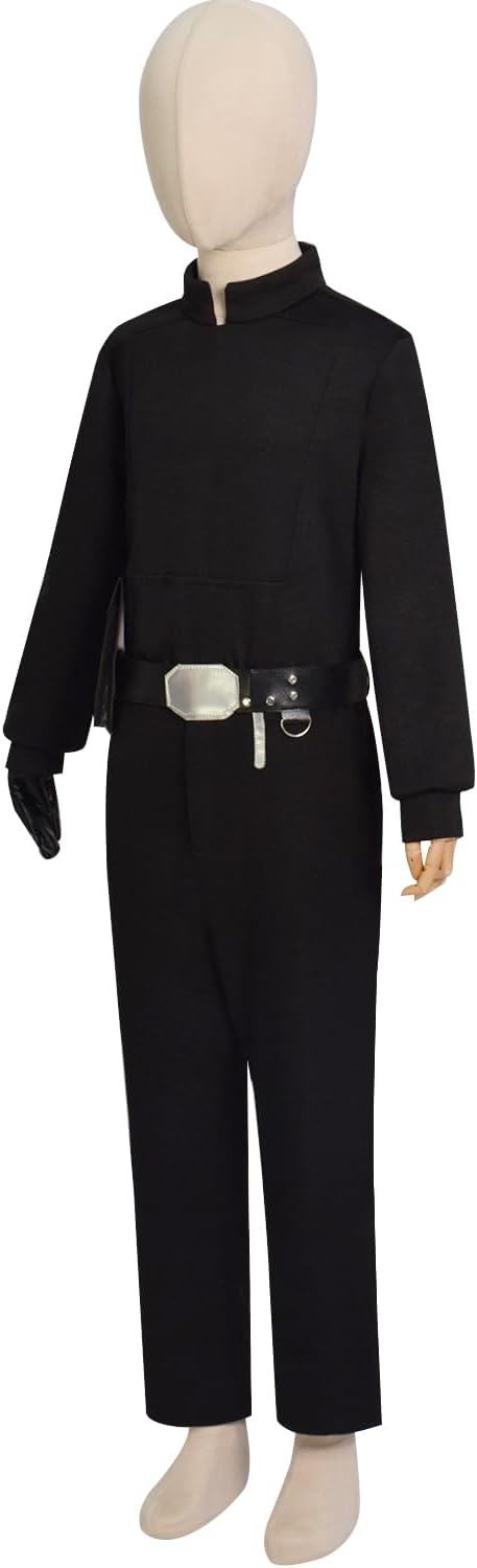 Boys' Luke Skywalker Costume - Black Jacket & Pants for Halloween
