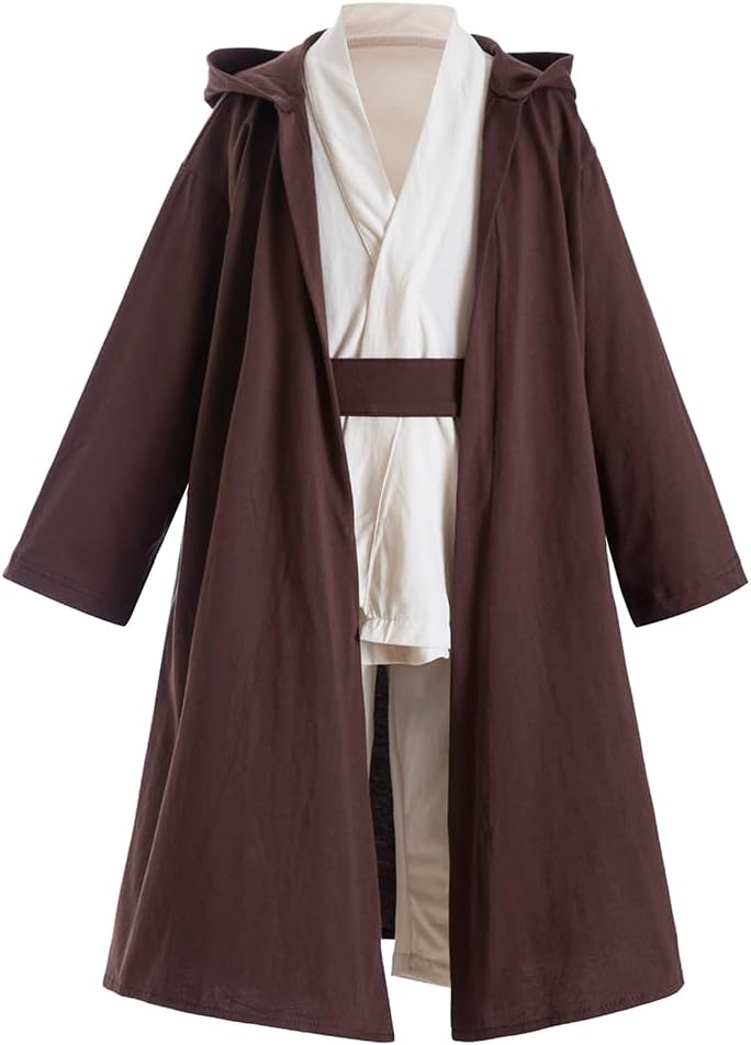 Child Jedi Warrior Hooded Cloak Costume