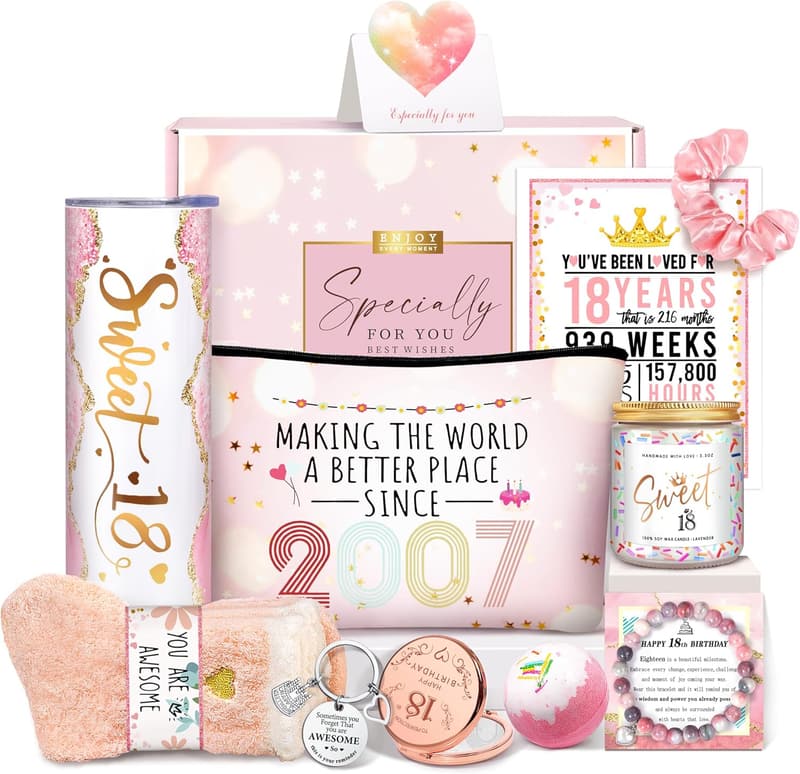 18th Birthday Gifts for Girls - Sweet 18 Gift Ideas