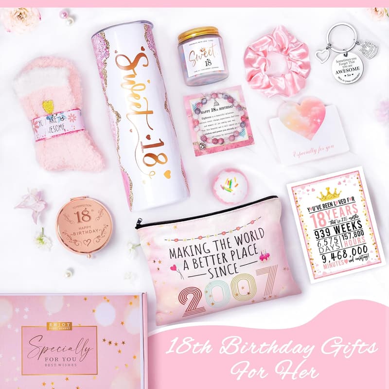 18th Birthday Gifts for Girls - Sweet 18 Gift Ideas