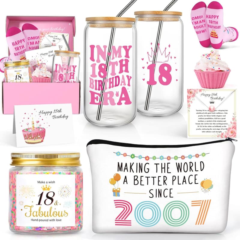 18th Birthday Gift Set for Girls - Unique & Fun Gifts