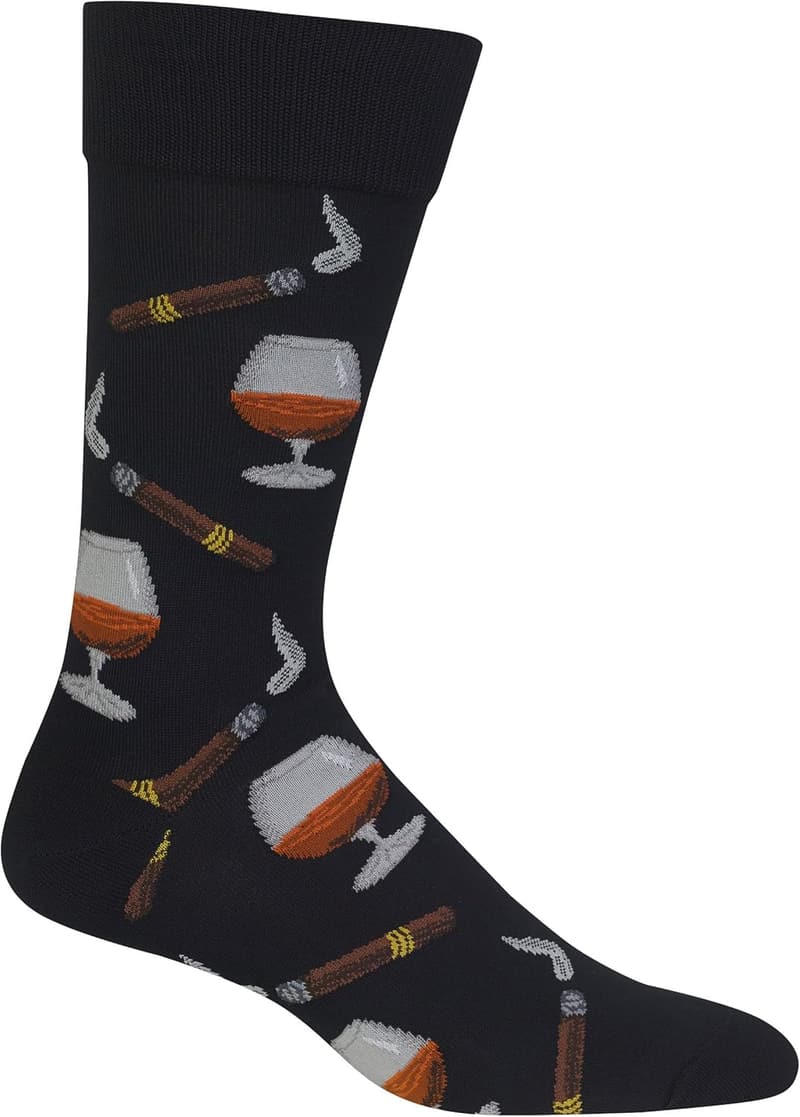 Happy Hour Men's Novelty Cocktail Socks - 1 Pair