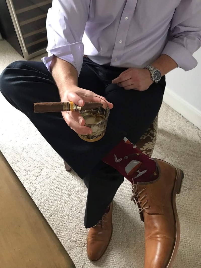Happy Hour Men's Novelty Cocktail Socks - 1 Pair