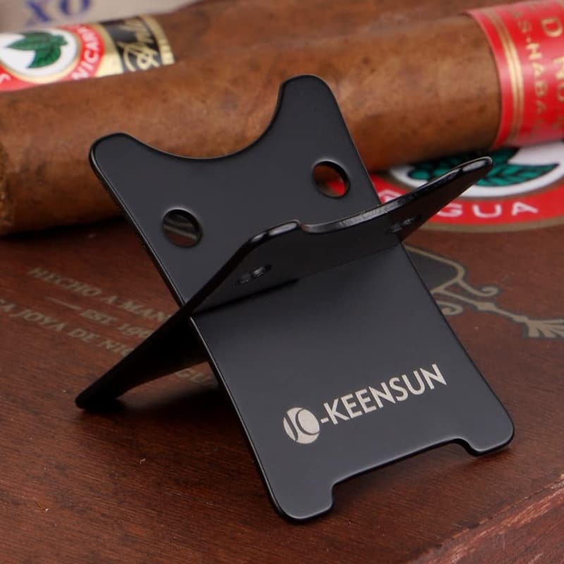 Portable Stainless Steel Cigar Stand - Ideal Gift for Cigar Lovers