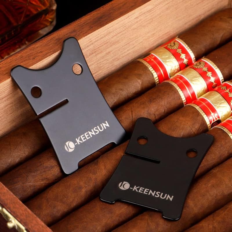 Portable Stainless Steel Cigar Stand - Ideal Gift for Cigar Lovers