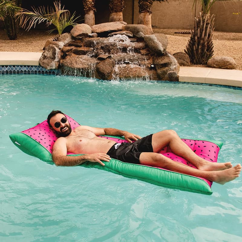 Big Joe Kona Pool Lounger with Headrest, No Inflation Needed